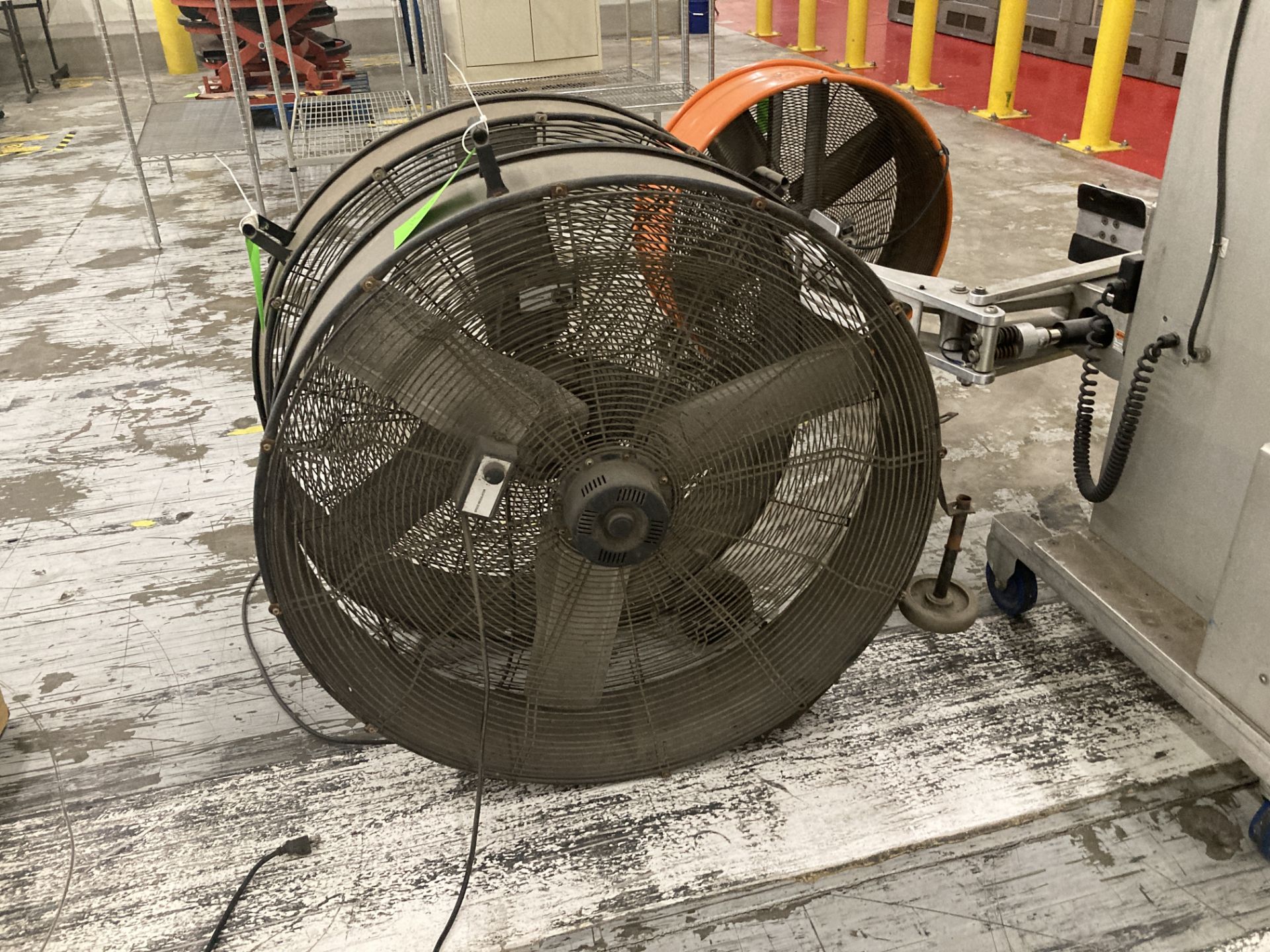 LOT OF 2 fans with speed regulator, 115 vac, 36 in dia, Rigging Fee: $30 - Image 2 of 2