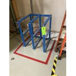 LOT OF 2 floor mount cylinder storage racks Rigging Fee: $ 75