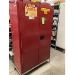 Flammable storage cabinet , 47 in w x 18 in d x 67 in h Rigging Fee: $200