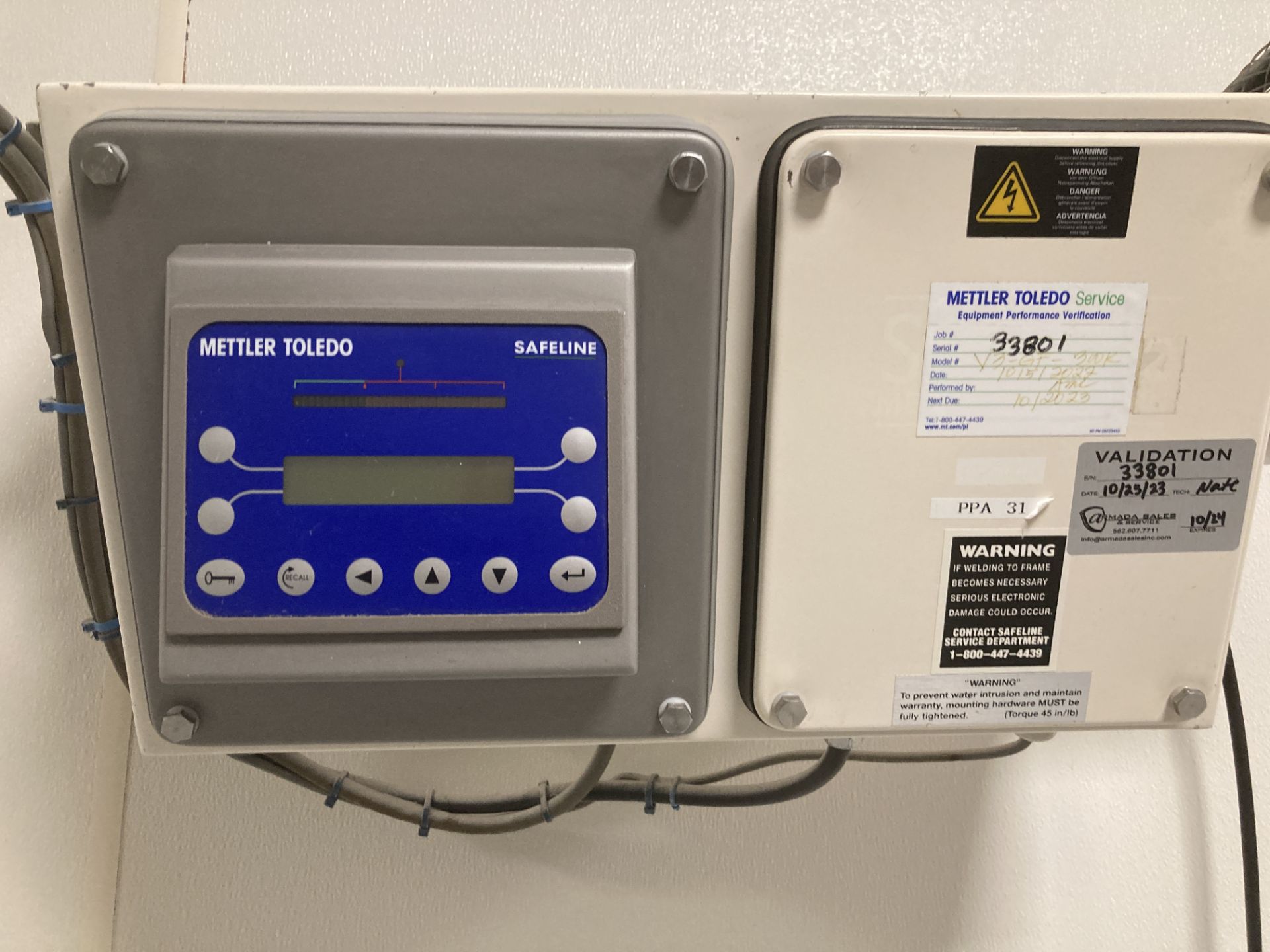 Mettler Toledo Safeline metal detector system Rigging Fee: $ 900 - Image 3 of 3