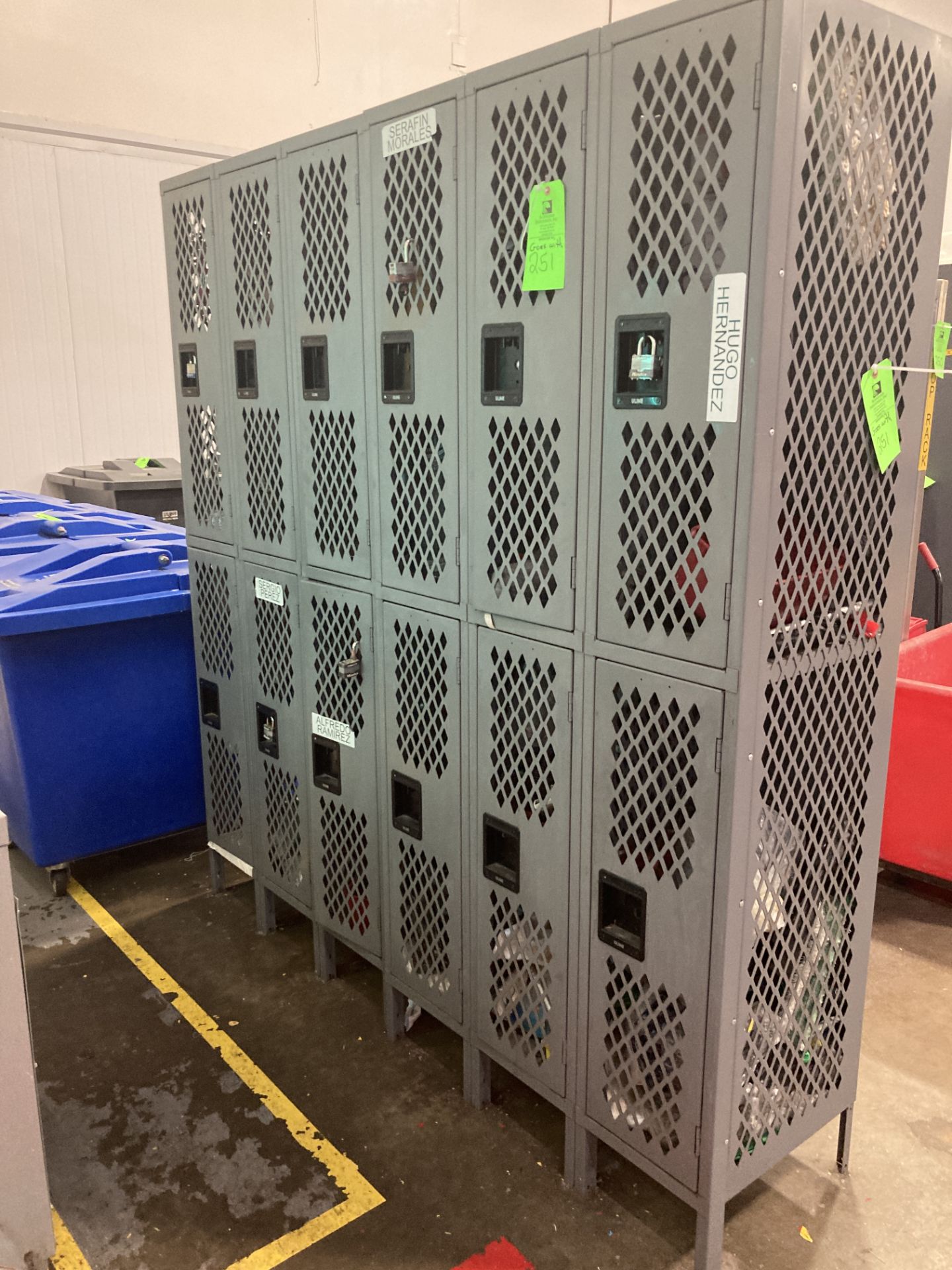 LOT OF storage cabinet 48 in w x 24 in d x 78 in , metal filing cabinet 15 in w x 26 in d x 53 in - Image 2 of 2