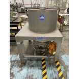 Sweco stainless steel hopper with valve and electric vibrator model MVSI 12-580, 230/460 VAC