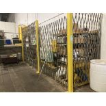 Chemical cage with spill stations and shelf unit, 18 ft x 66 in Rigging Fee: $ 625