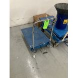 Lift table push cart , 32 in x 20 in platform , 660 lbs cap. Rigging Fee: $ 35