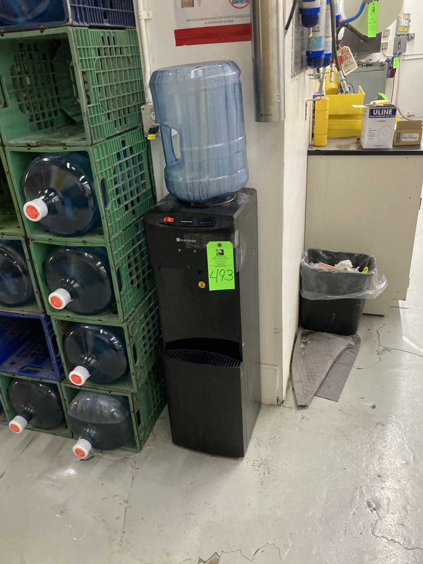 Glacier Bay water chiller dispenser with cup dispenser ,. 115 vac Rigging Fee: $ 35