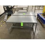 LOT OF 2 Little Giant steel table, 24 in x 48 in x 24 in h Rigging Fee: $ 75