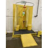 Shower / eye wash station with ramp, 2- spill kit, and spill station, 48 in x 60 in Rigging Fee: $