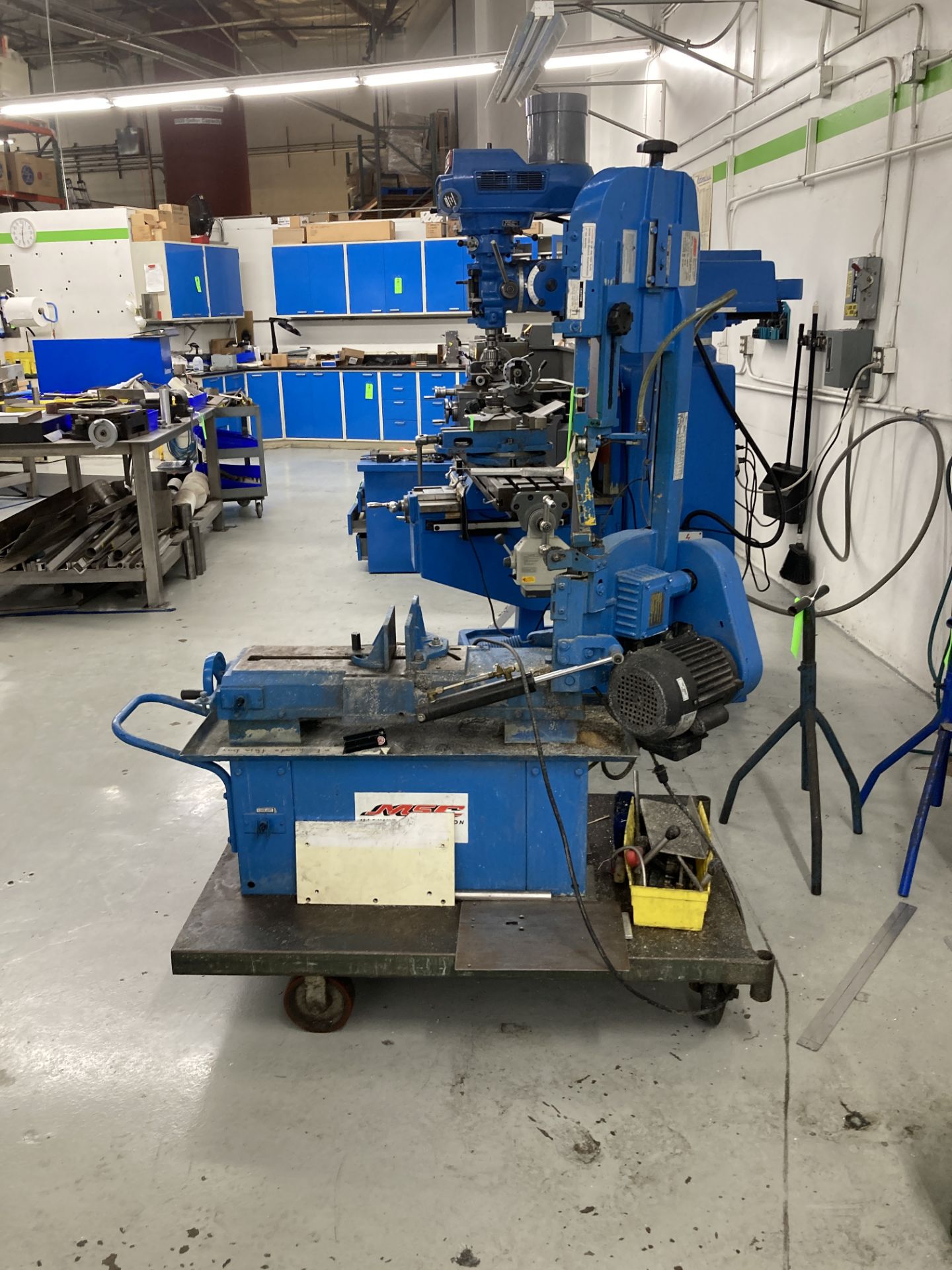 MSC metal cutting band saw, model 09518879, blade 3/4 in x 0.032 x 93 in Rigging Fee: $200 - Image 2 of 2