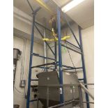 Harrington 2 ton hoist bag lift system, 460 vac, 4000 lbs max load Rigging Fee: $ 900