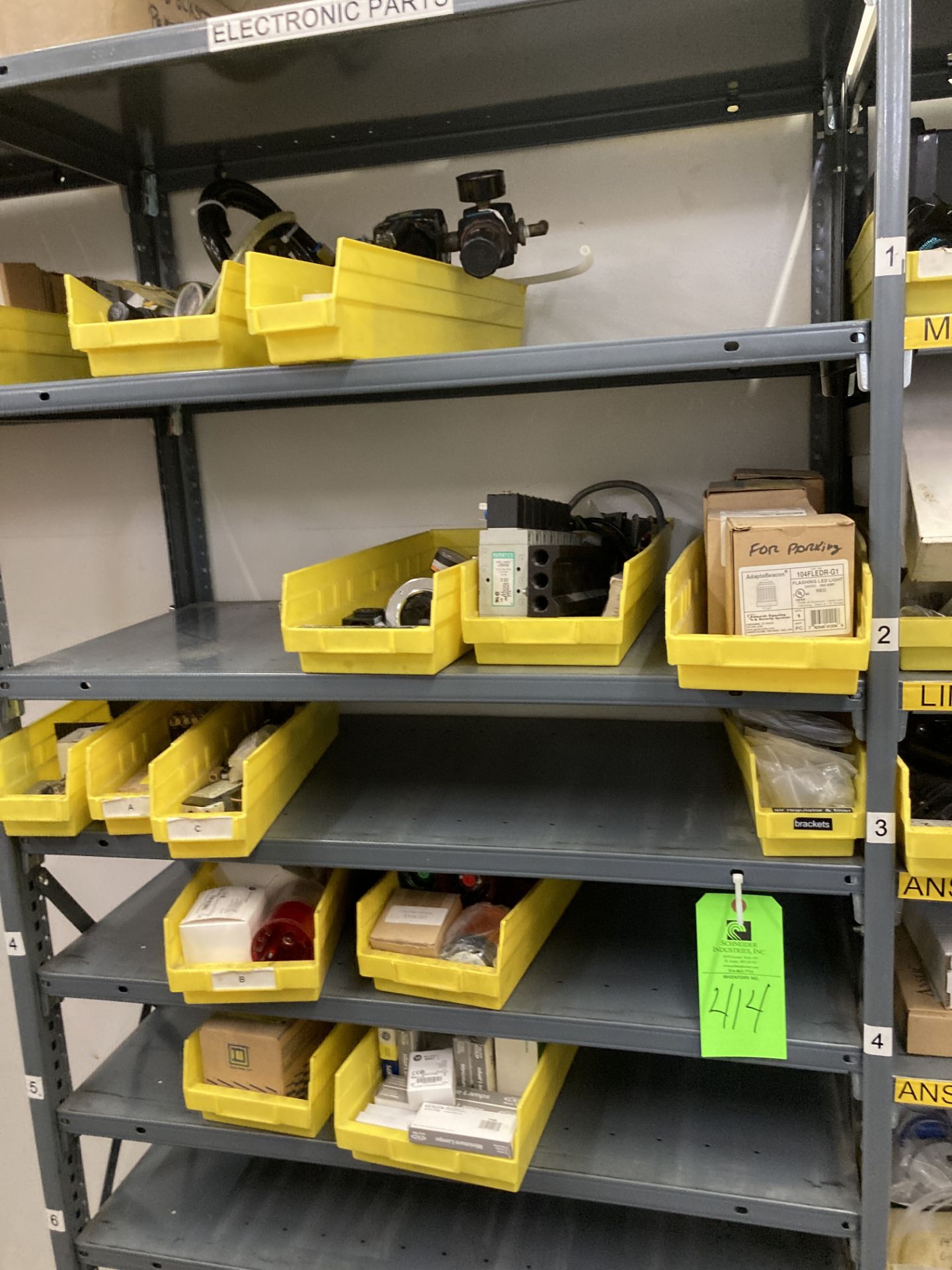 LOT OF shelf units and content on shelf Rigging Fee: $ 375 - Image 8 of 12