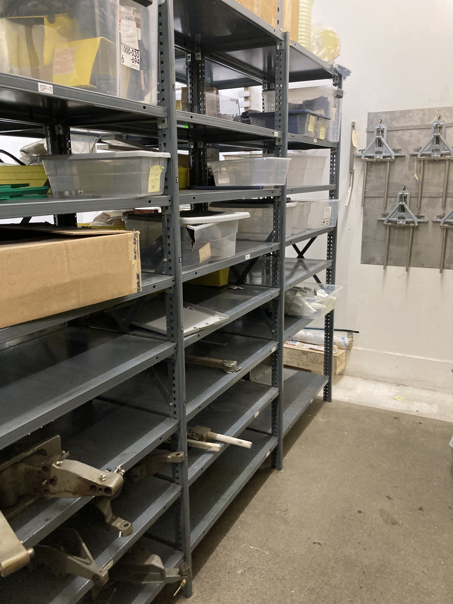 LOT OF shelf units and content on shelf, Aisle 2 &3 Rigging Fee: $395 - Image 13 of 16