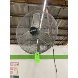 Maxess wall mount fan, 30 in dia , 115 vac Rigging Fee: $ 75