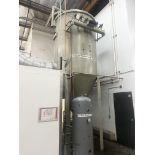 Fisher-Klosterman Dust Collector with the receiver, Model #FKI-78-1764-1, Temp. F 150 degrees