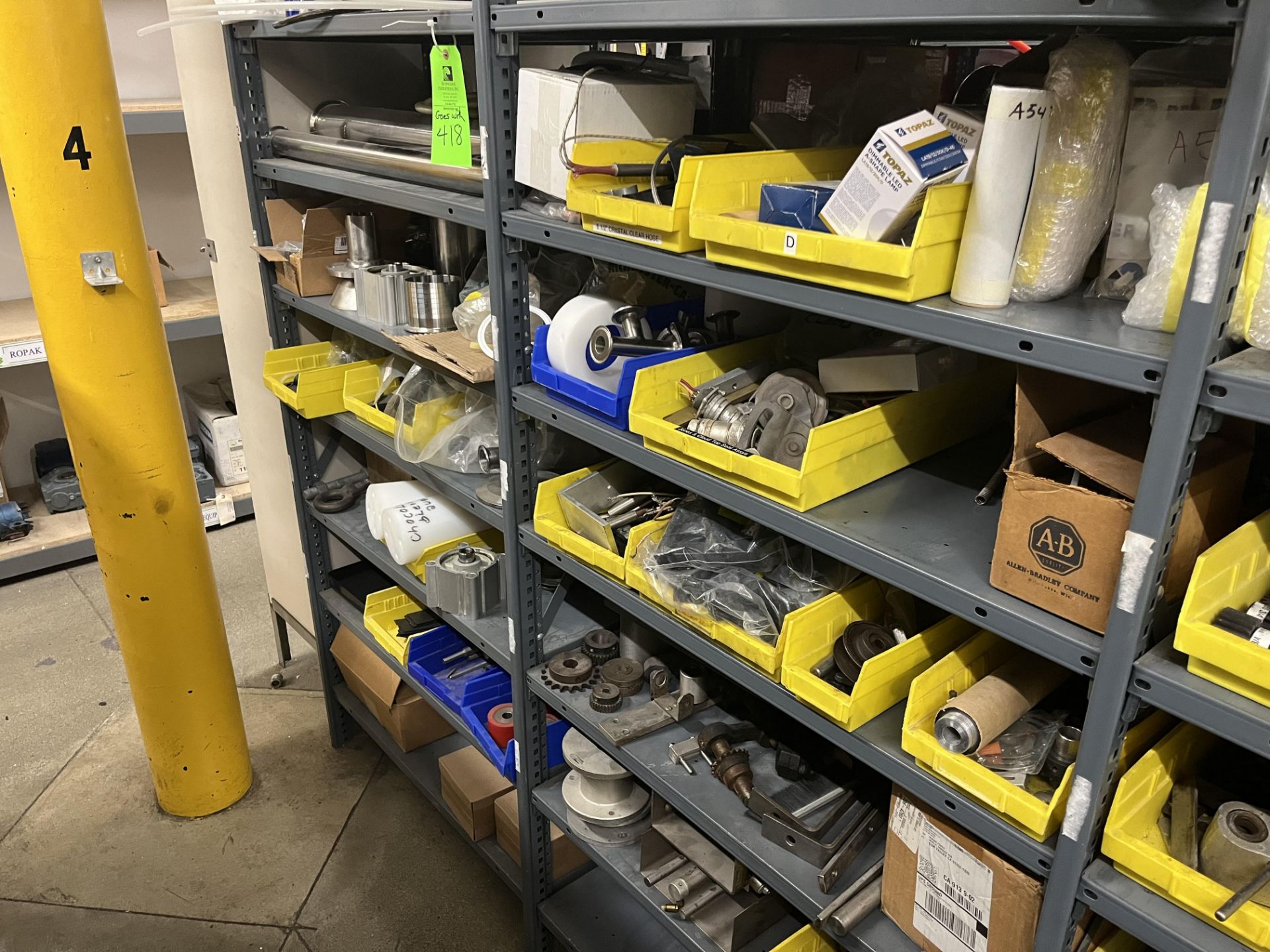 LOT OF shelf units and content on shelf, Aisle 6 &7 Rigging Fee: $ 200 - Image 17 of 17