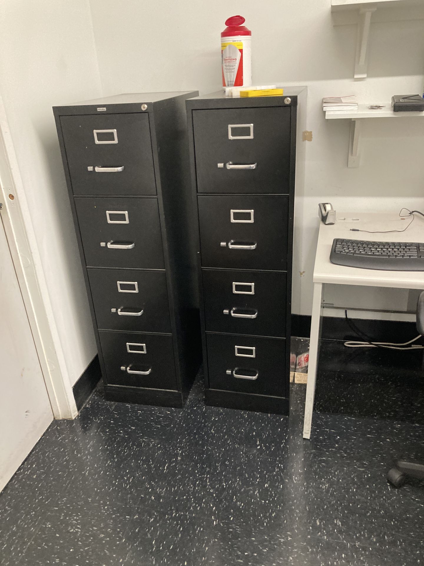 LOT OF maintenance office, table, desk, filing cabinets Rigging Fee: $ 200 - Image 2 of 7