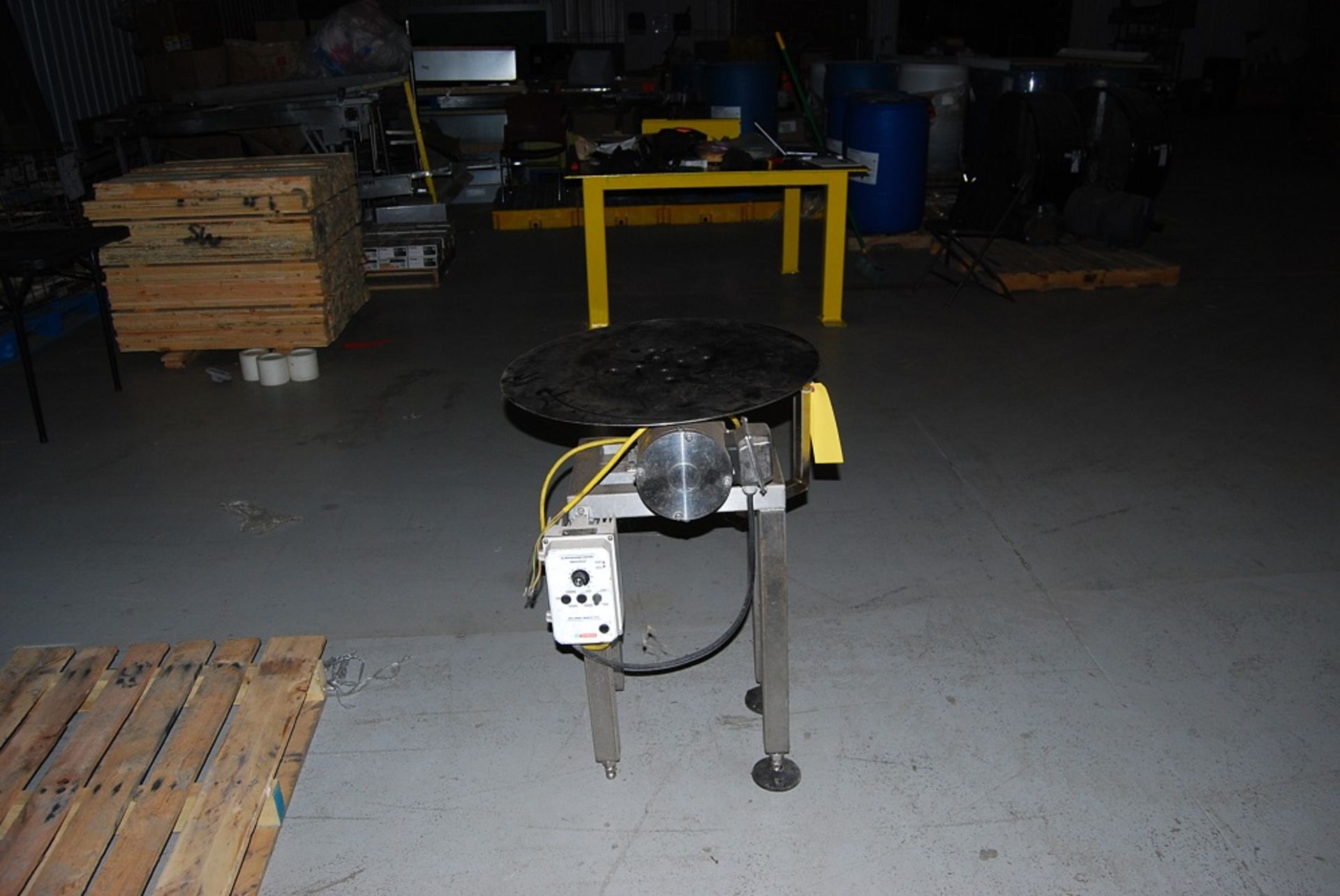 Chadam Consultants 24" Dia Turn Table, 35" elevation with Adjustable feet, 115/208/230 volt motor - Image 3 of 5