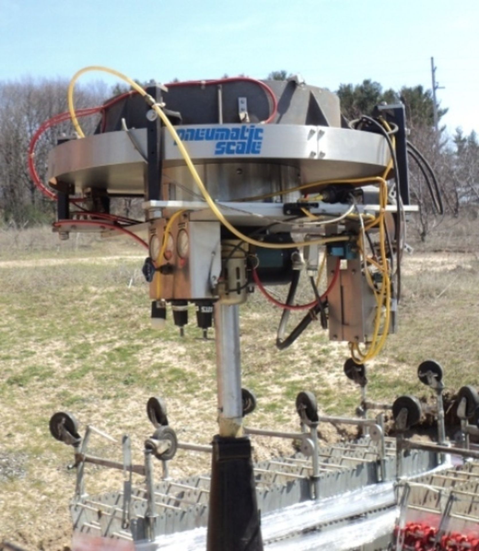 Pneumatic Scale Cap Sorter With rectifier box, set up for 89 mm cap Disc diameter 36" Foot print: 4 - Image 2 of 3