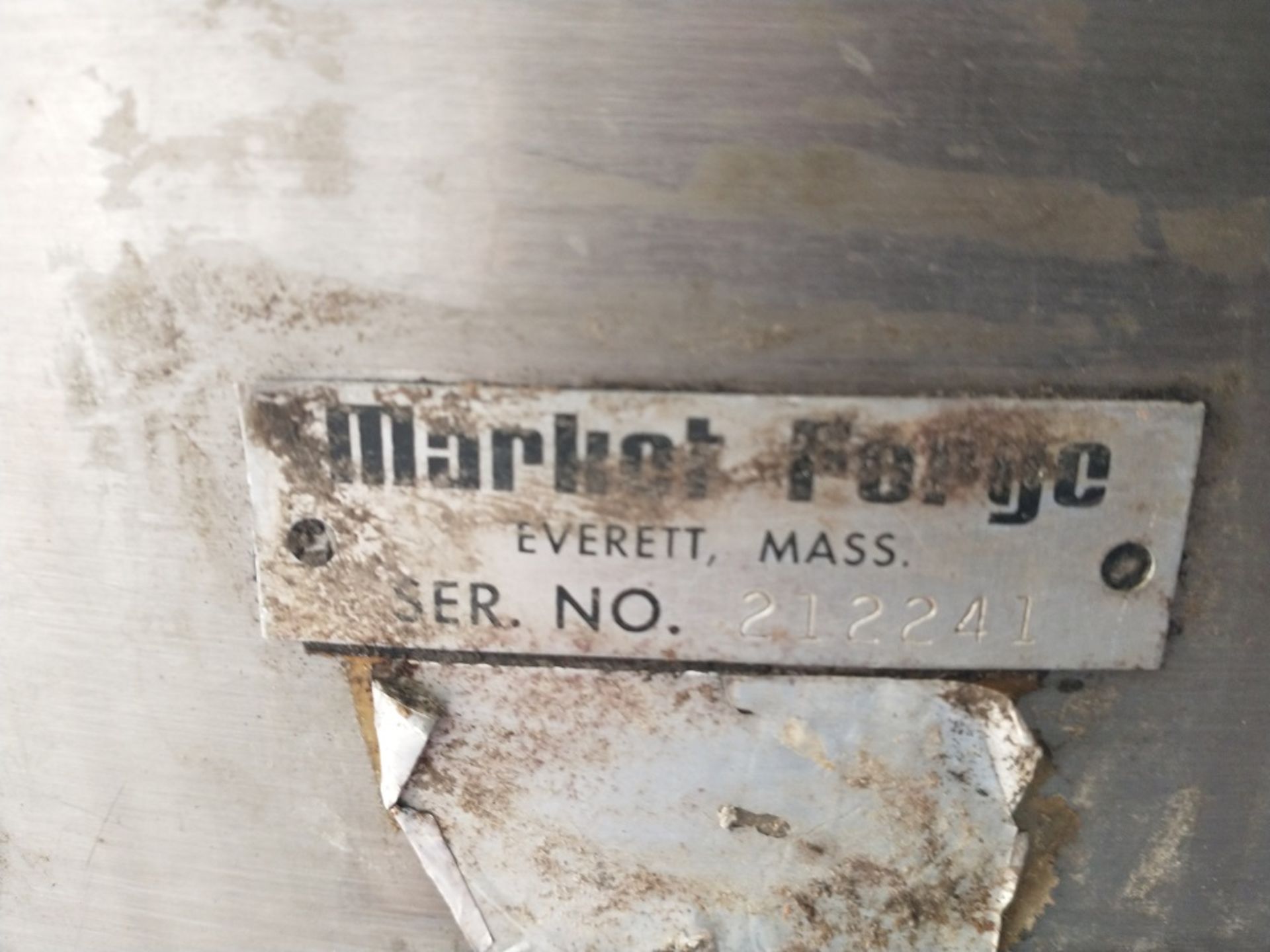 Market Forge 100 Gallon S/N 212241 Heated tank with air driven mixer 35" ID x 29" deep Blender ha - Image 4 of 5