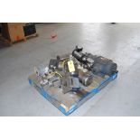 Miscellaneous Pallet Of Motors and Gear Boxes Pallet: 40" wide x 48" deep x 26" tall