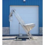 Pneumatic Scale Elevator - Cap Model EA-8 S/N 6976 All Stainless steel Belt: 9" wide with 2.5" tall