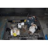 Miscellaneous Pallet Of Motors and Gear Boxes Pallet: 40" wide x 48" deep x 20" tall