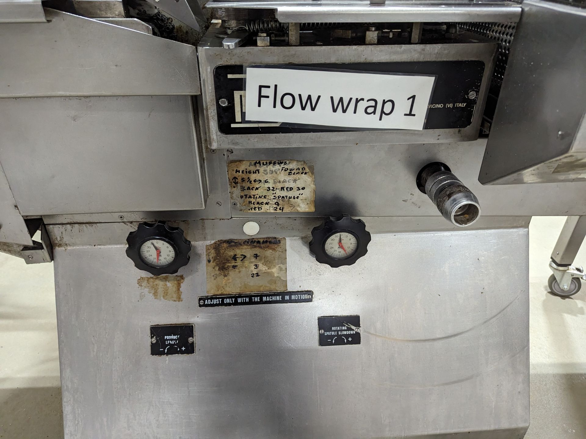 PFM 90 S. Inox Flow Wrapper, Dimensions LxWxH: 143x35x69 - Image 5 of 9