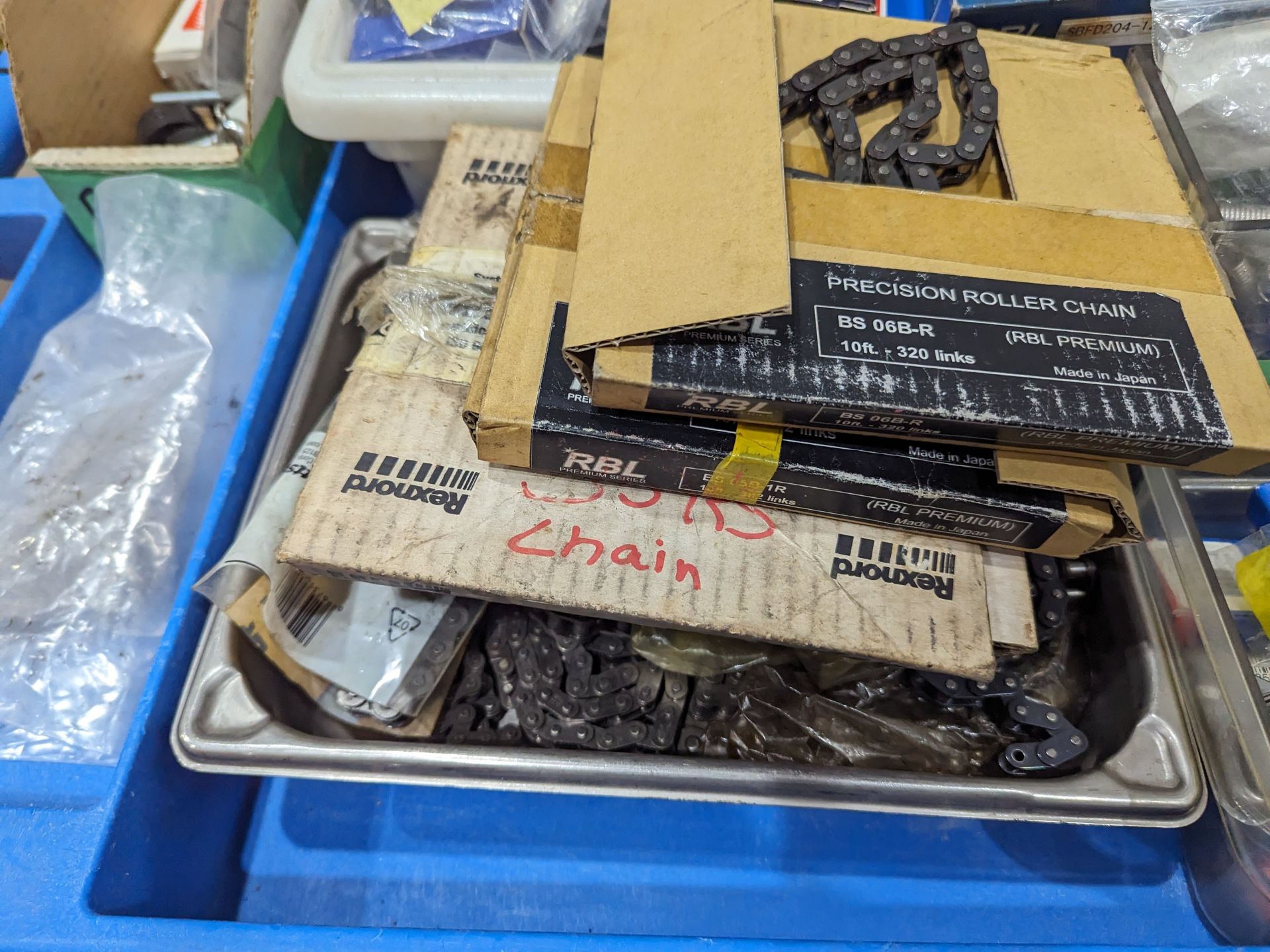 Cart of Assorted Parts, including bearings, sprockets, pallet jack wheels, spider couplers as - Image 6 of 9