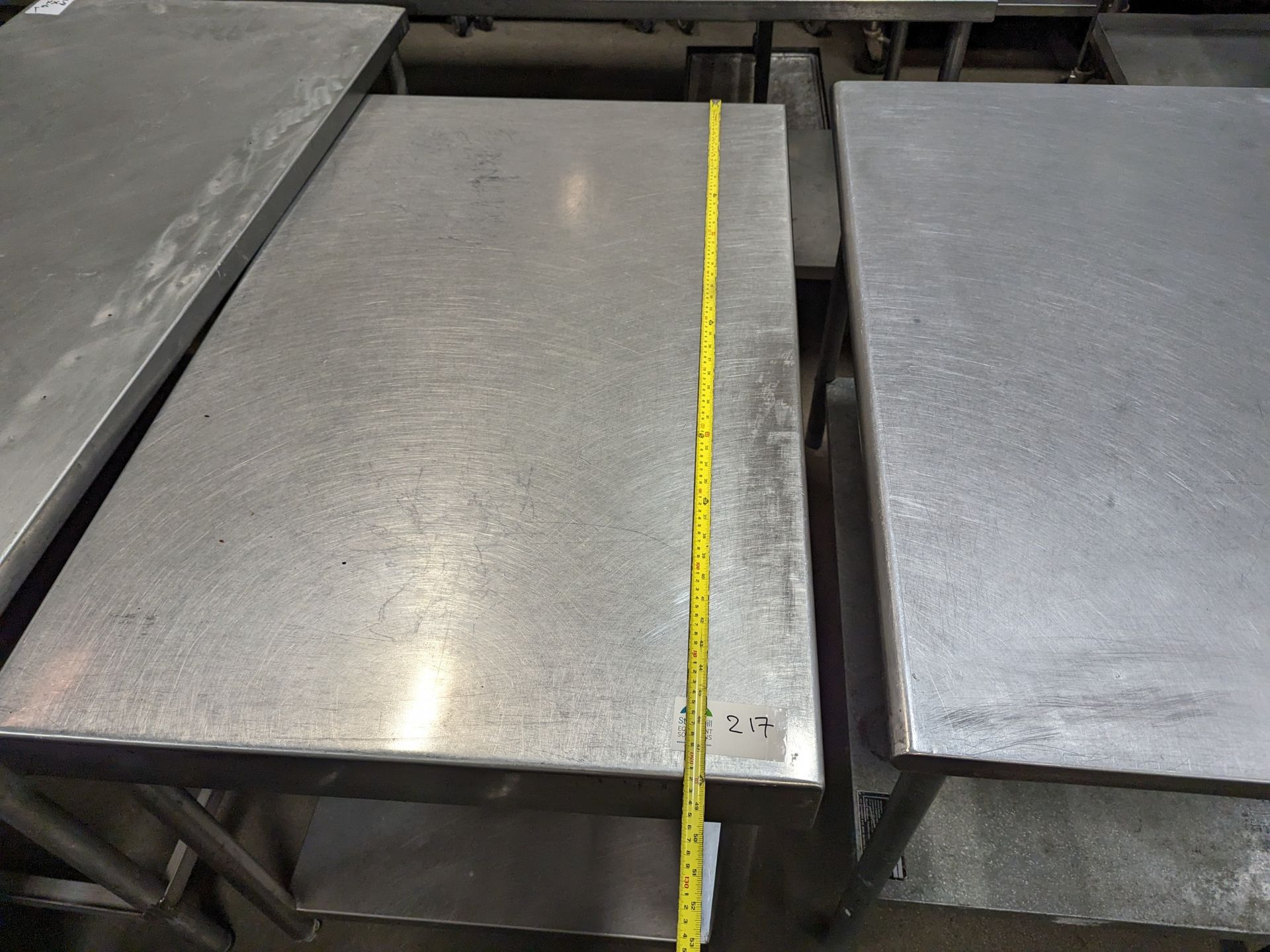 Lot of 2 4ft Long SS Tables, Dimensions LxWxH: 48x30x34 each - Image 4 of 7