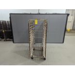 Lot of 2 Double Wide Aluminum Bakery Racks, Dimensions LxWxH: 72x28x69 Measurements are for lot of