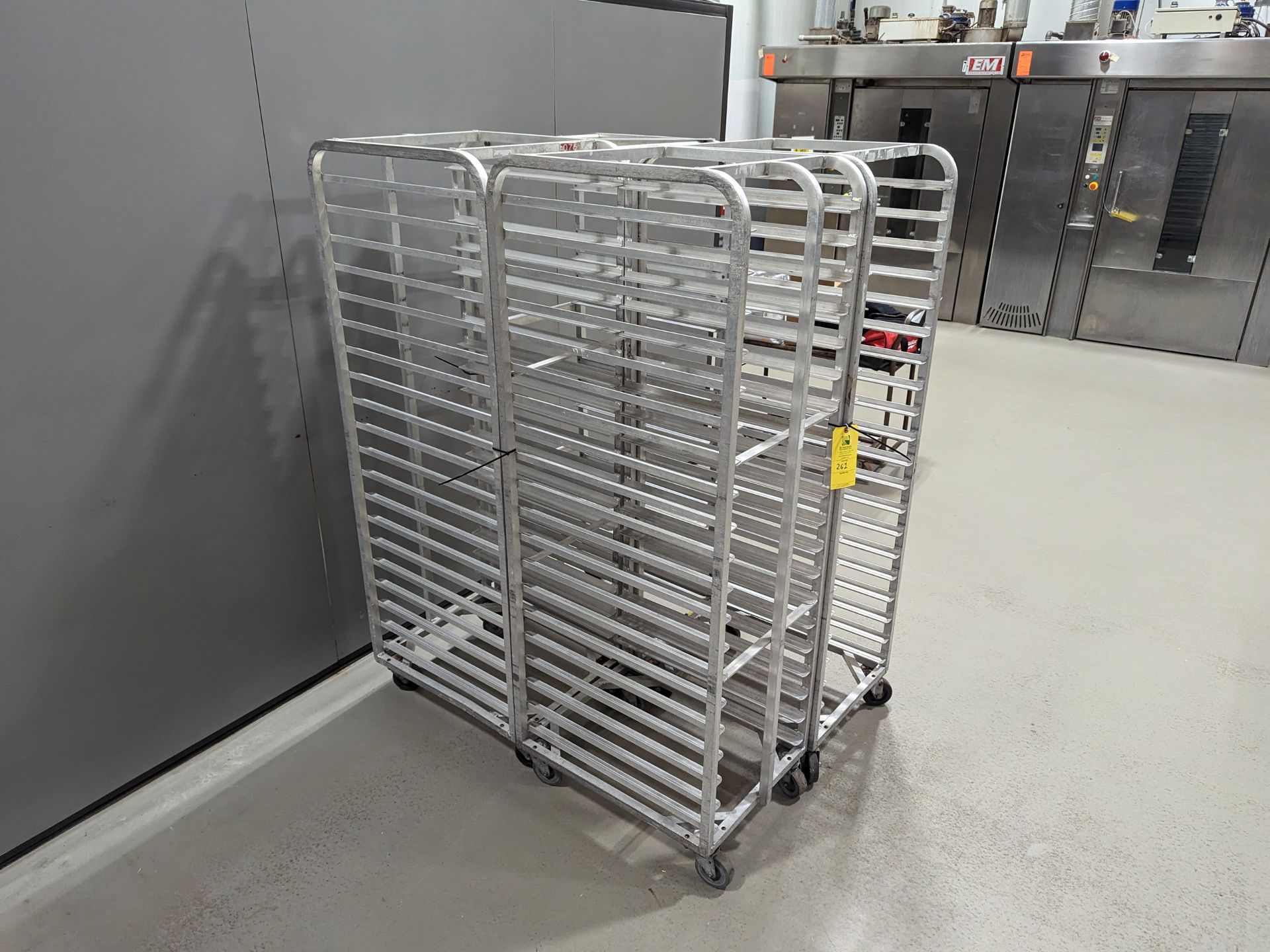 Lot of 4 Single Wide Aluminum Bakery Racks, Dimensions LxWxH: 53x41x69 Measurements are for lot of - Image 3 of 7