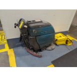 Tennant T3 Floor Scrubber, Running. New Parts in Lot 306 48x30x44 Powers on and runs. 2,400 hours.