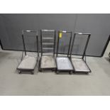 Lot of 4 Pan Carts, Dimensions LxWxH: 30x28x48 Each is 30x19x42