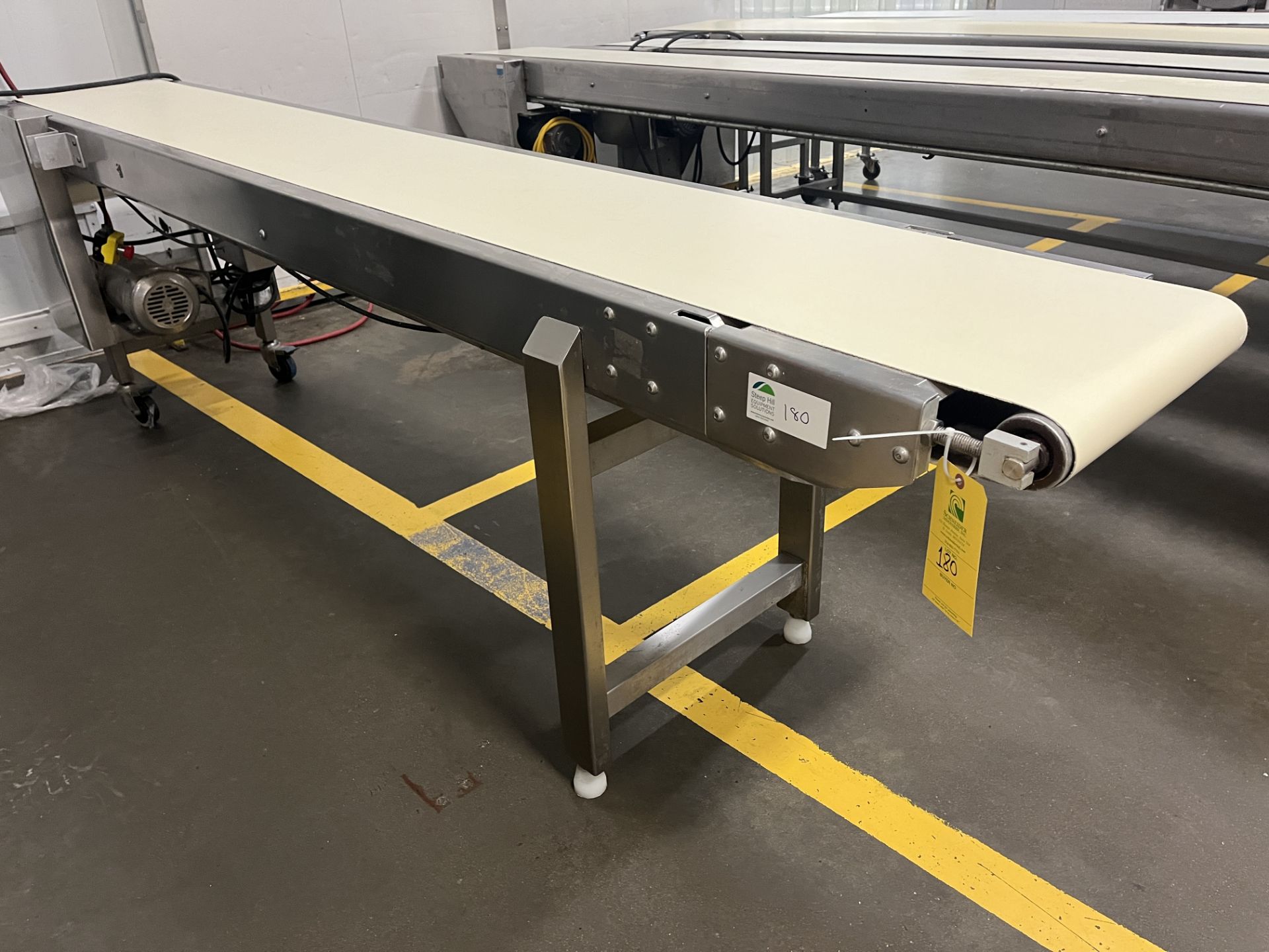 10ft Conveyor, Belt Width 16"W 1HP AC Motor and Speed Drive. Belt 123"L x 16"W 124x21x36 - Image 6 of 7