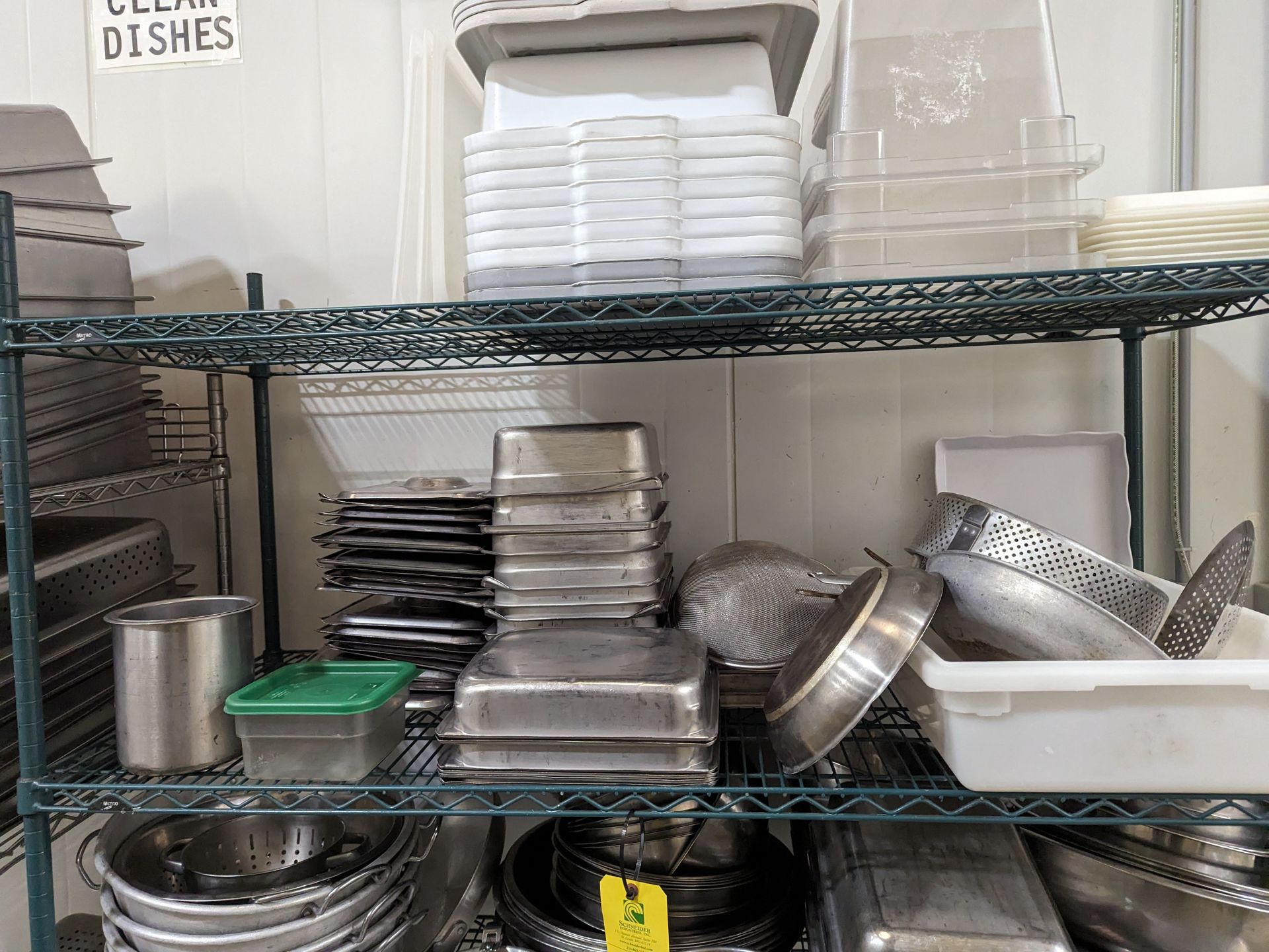 Lot of Cookware including Storage Rack 60x24x75 - Image 4 of 5