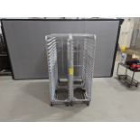 Lot of 4 Single Wide Aluminum Bakery Racks, Dimensions LxWxH: 53x41x69 Measurements are for lot of