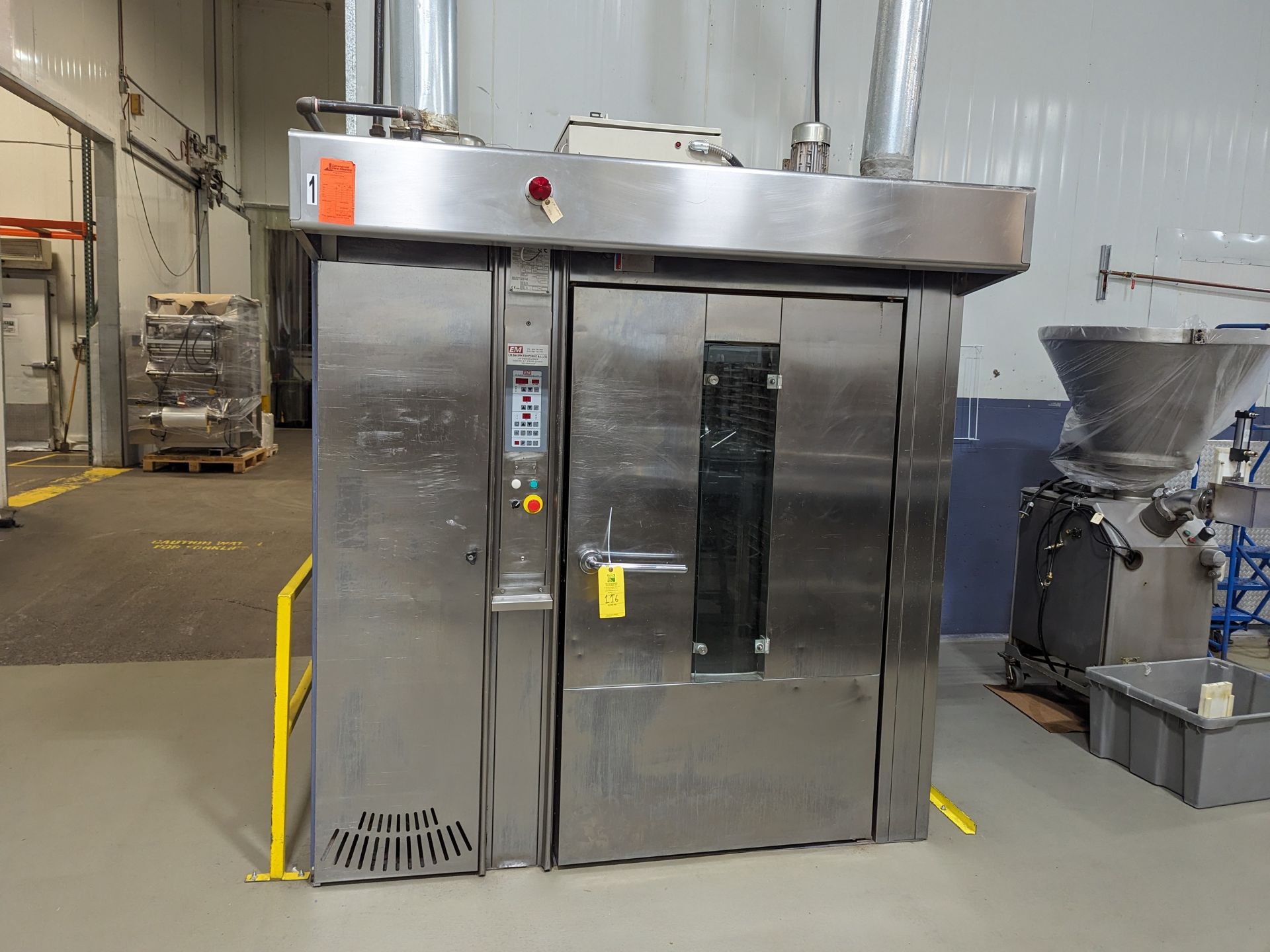 Bassanina Roller Oven, Dimensions LxWxH: 86x72x100