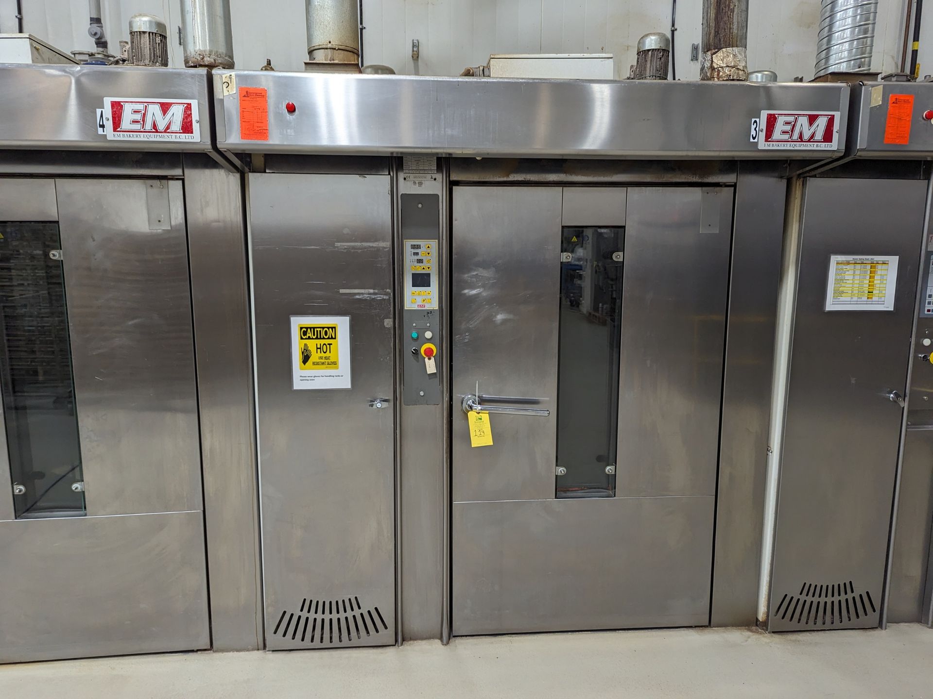 Bassanina Roller Oven, Dimensions LxWxH: 86x72x100