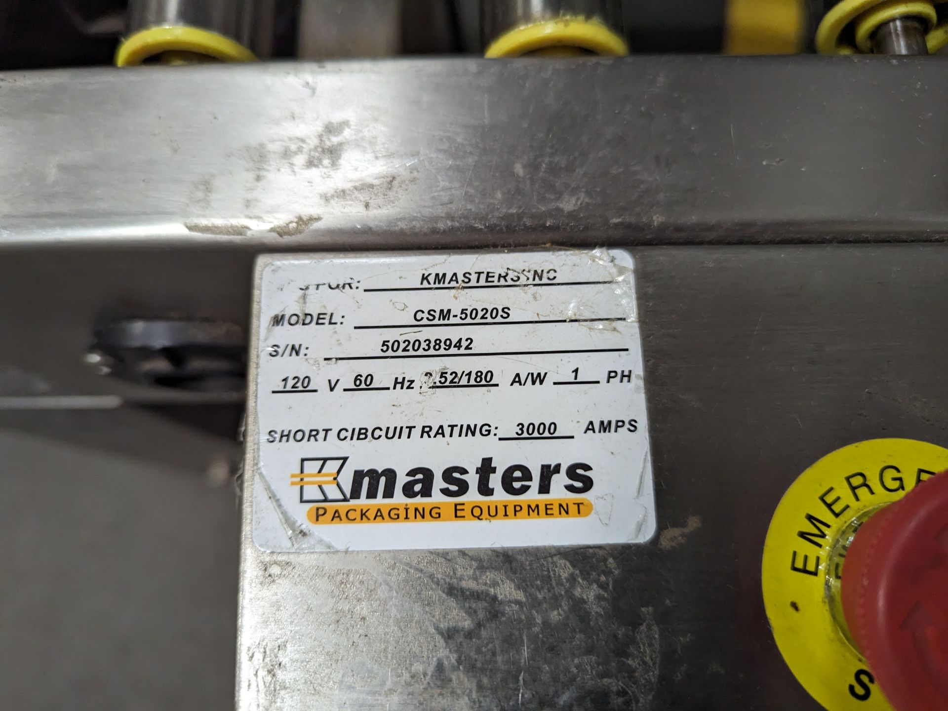 Kmasters CSM-5020S Case Sealer, Dimensions LxWxH: 71x37x51 - Image 4 of 4