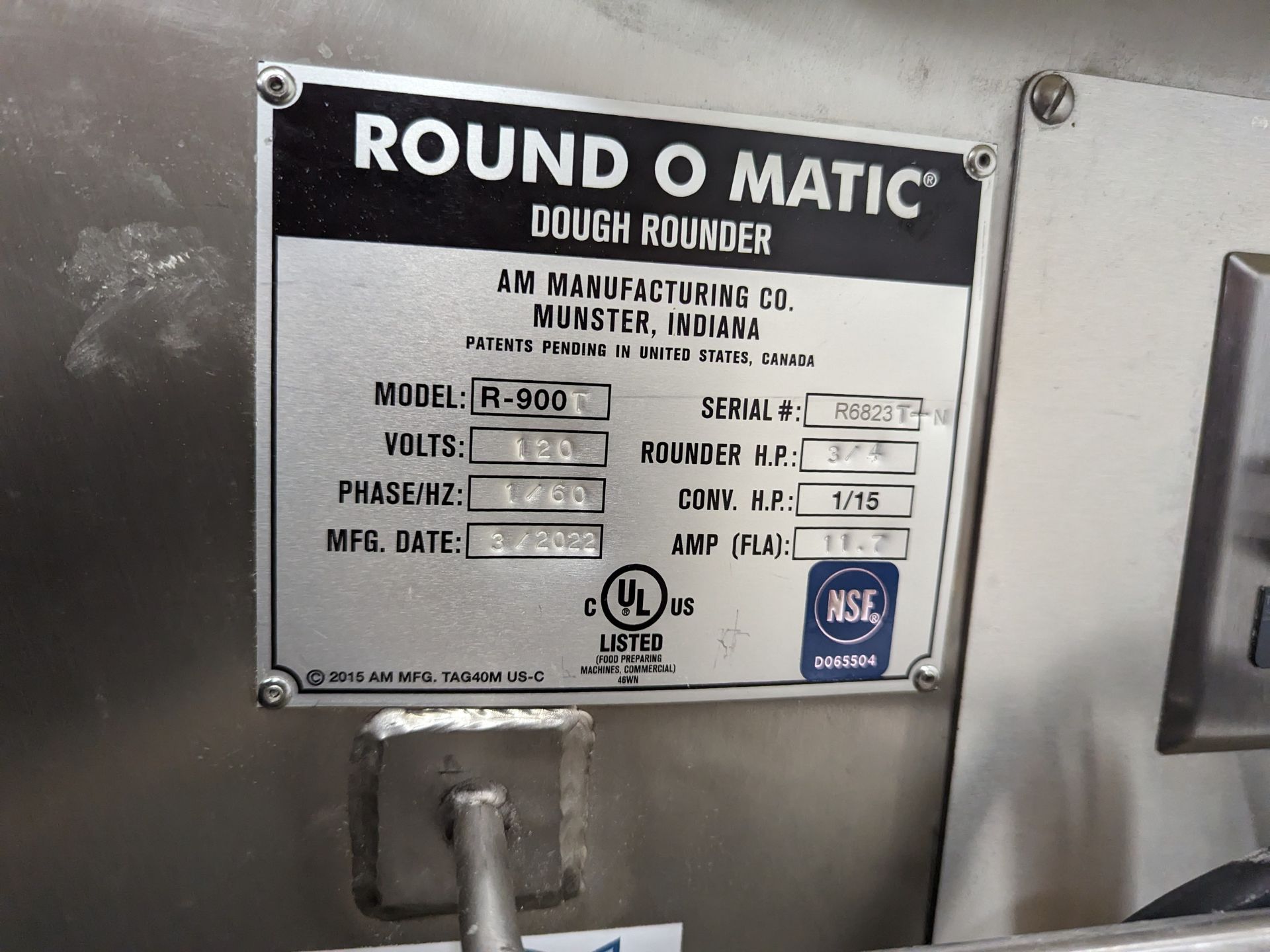 Round-o-Matic R-900T, Dimensions LxWxH: 37x37x43 - Image 4 of 7