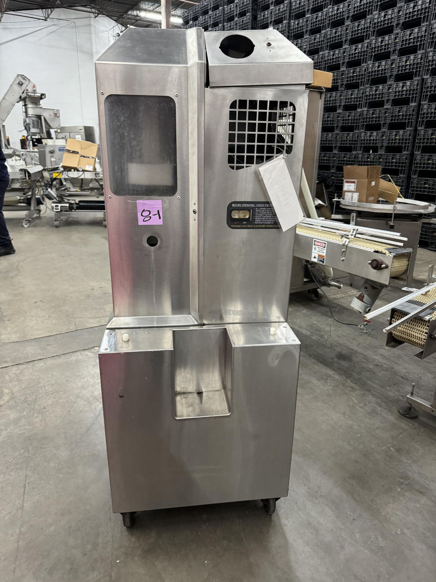 JBT Food Tech Commercial Grinder Model POS-1