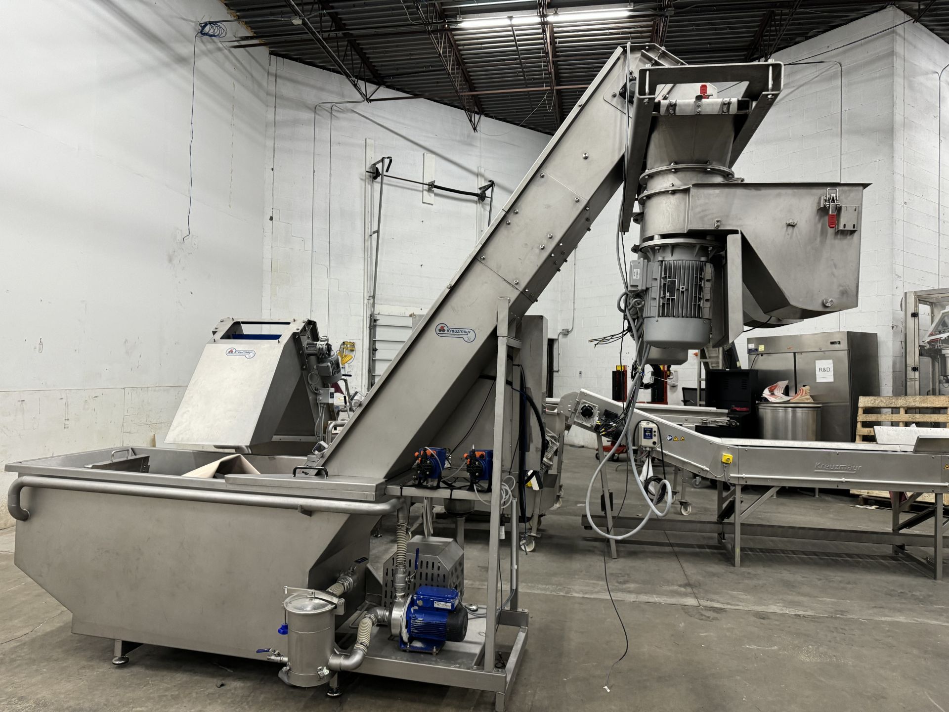 Kreuzmyer Mill Press - Includes Belt Press, Elevators and Tanks, Brush Scrubber, conveyors , pump an - Image 3 of 70