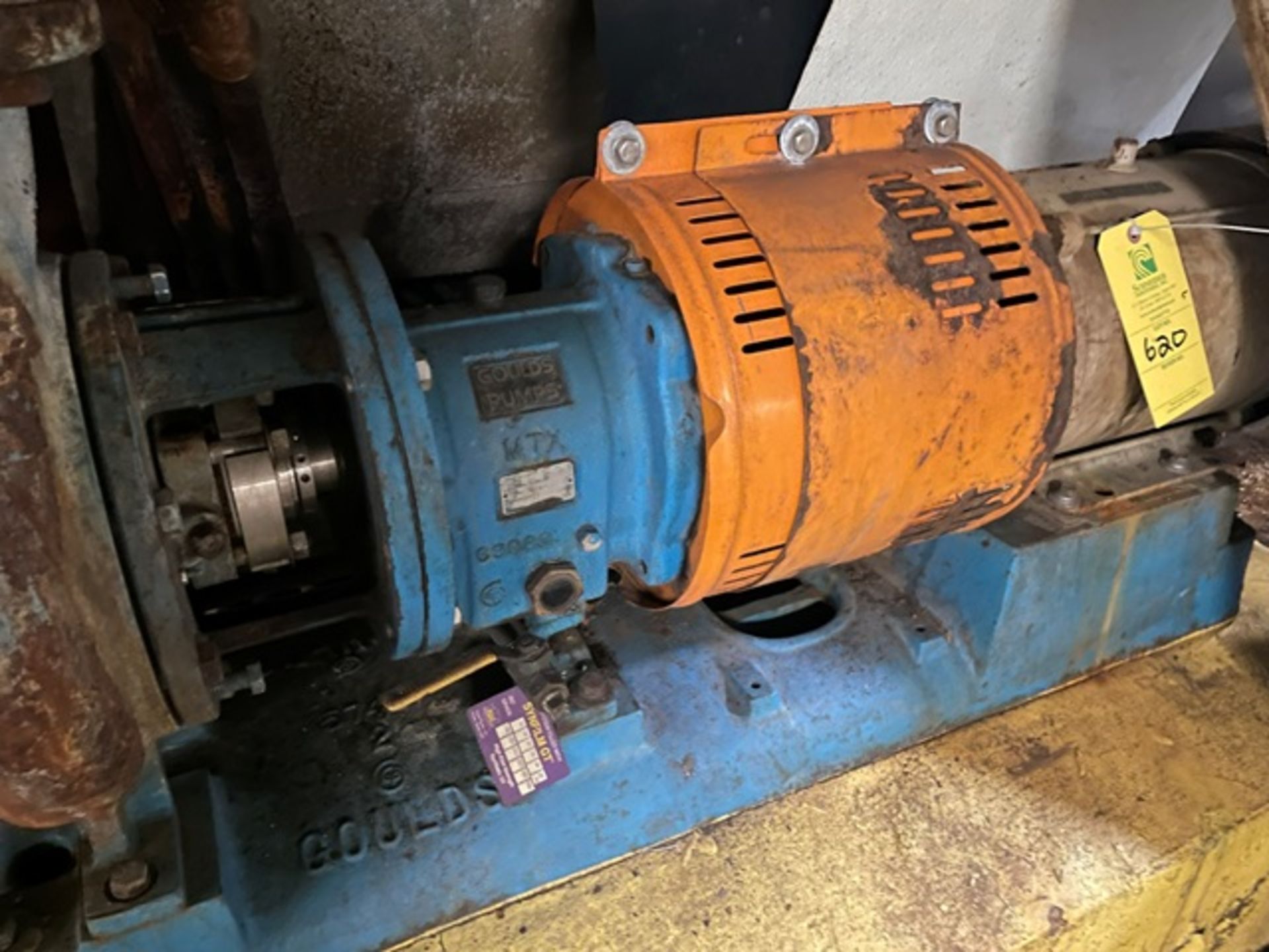 General Electric 7.5 HP Motor & Goulds MTX Pump, Rigging & Loading Fee: $300 - Image 3 of 3