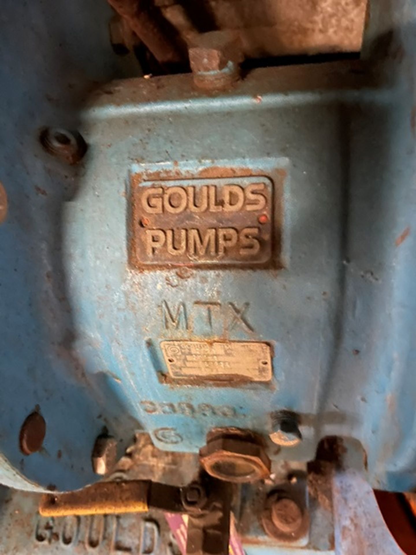 General Electric 7.5 HP Motor & Goulds MTX Pump, Rigging & Loading Fee: $300 - Image 2 of 3