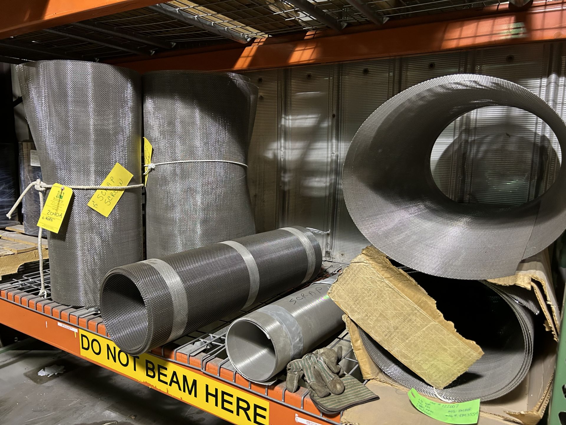 6 Rolls of Metals Screens, Rigging & Loading Fee: $75 - Image 2 of 2