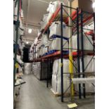 Qty. (15) Sections Pallet Racking, 16' Ht., Wire Shelves, No Contents, D, Rigging & Loading Fee: $
