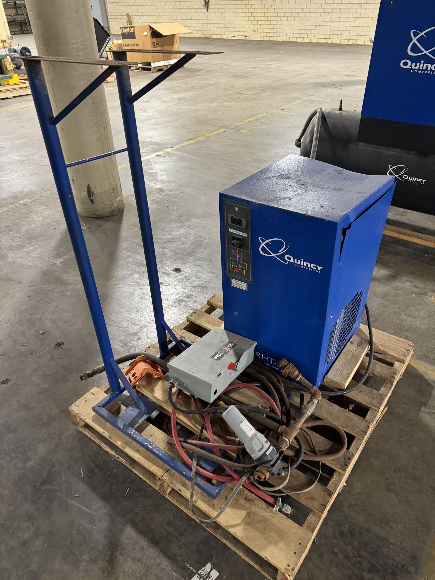 Quincy Air Compressor, Model# QRHT75(H3)QUL Rigging/ Loading Fee: $75