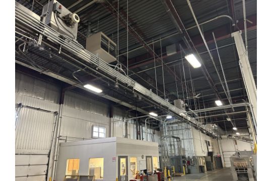 AMT Neck Ring Air Conveyor Line, Approx. 350 ft. of Conveyor Line, Rigging Fee: $8,500 - Image 11 of 29