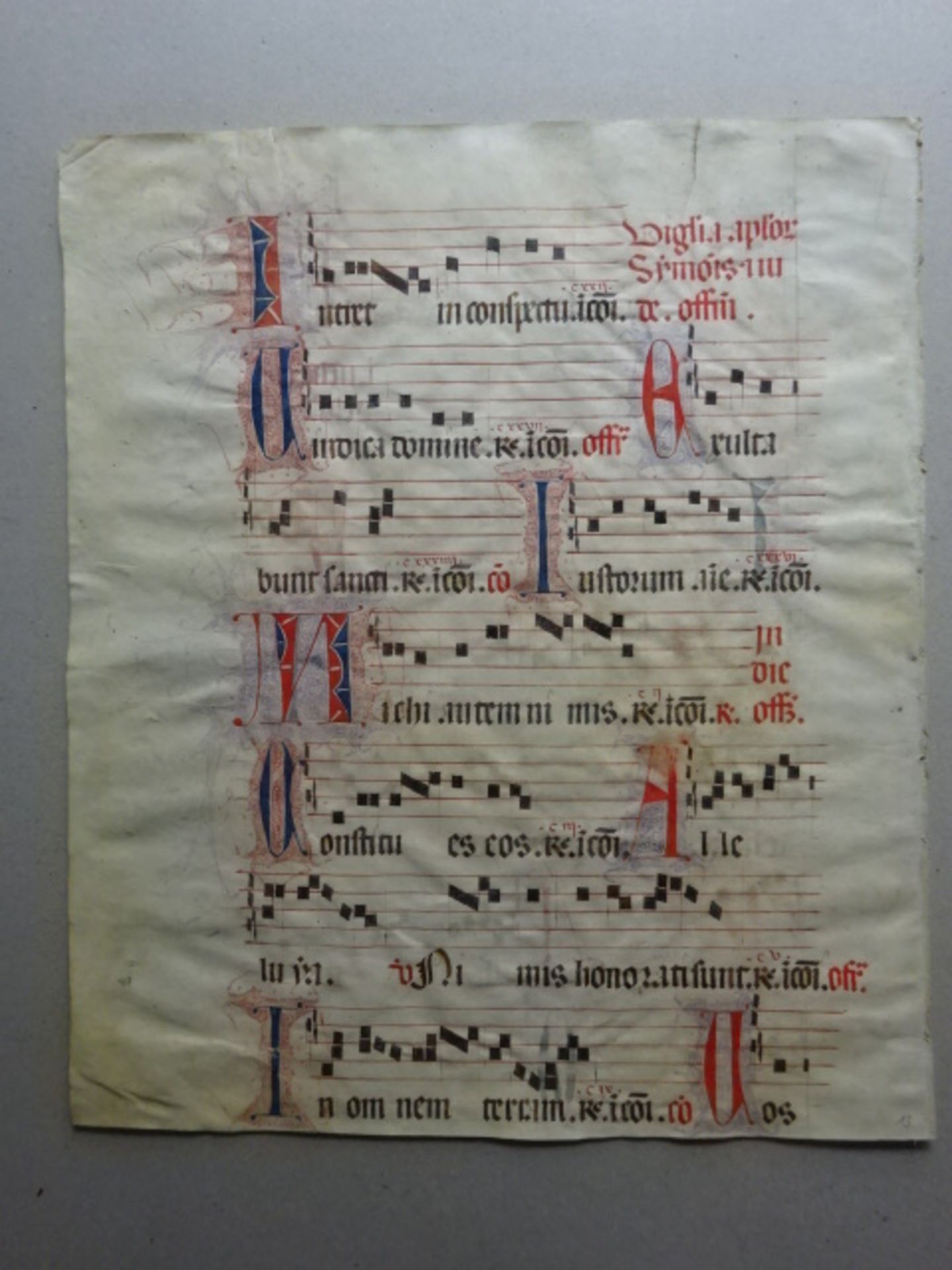 Antiphonar - 6 Choralblätter - Image 3 of 7