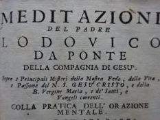 Ponte - Meditazioni, 1717