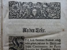 Lünig - Teutsches Reichs-Archiv 2 Bde